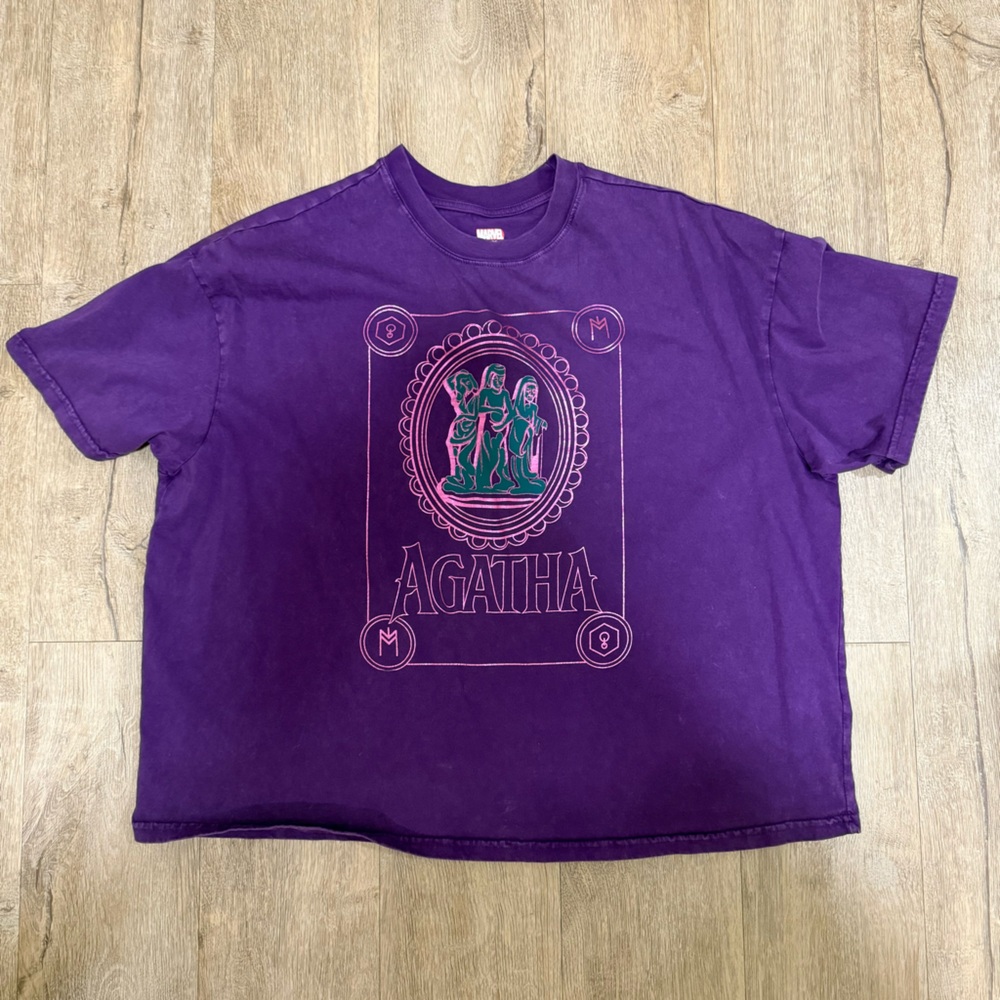 Marvel Purple Graphic Women’s T-Shirt